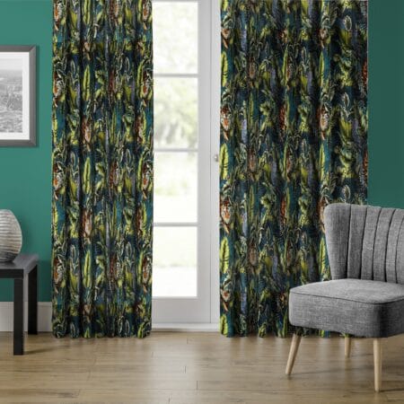 Bengal Tiger Twilight Fabric Bengal Tiger Twilight Fabric