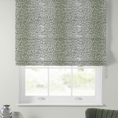 Potenza Green Roman Blind