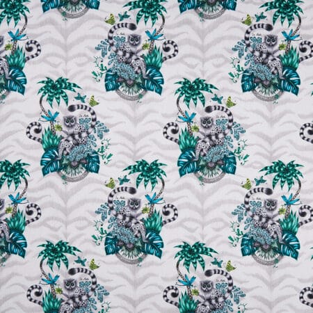 Emma J Shipley Lemur Jungle Fabric
