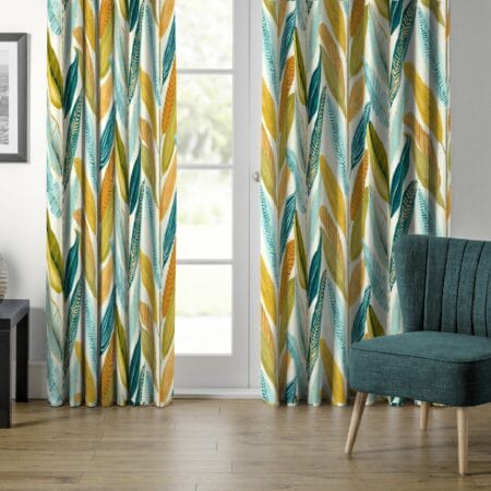 Scion Hikkaduwa Tangerine Curtains