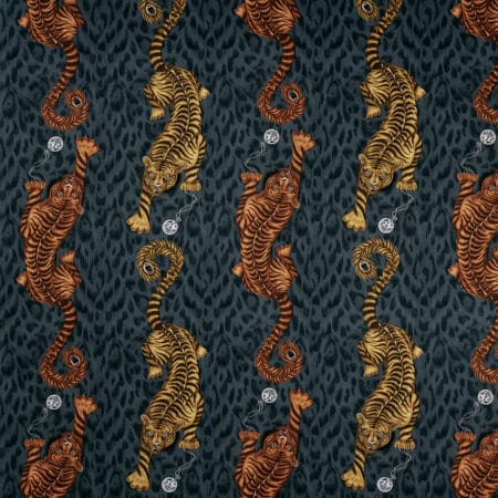 Emma J Shipley Tigris Flame Fabric Emma J Shipley Tigris Flame Fabric
