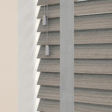 Revera Wooden Blind with Lunar Tapes
