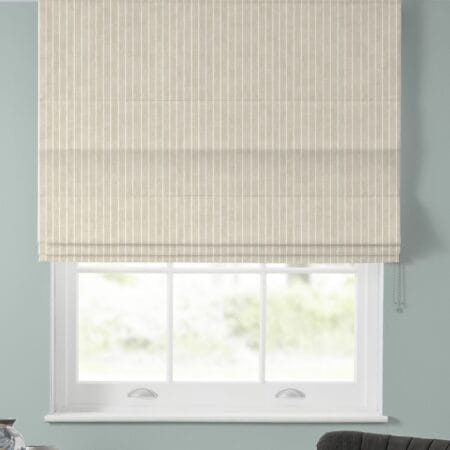 Pencil Stripe Pebble Roman Blind Pencil Stripe Pebble Roman Blind