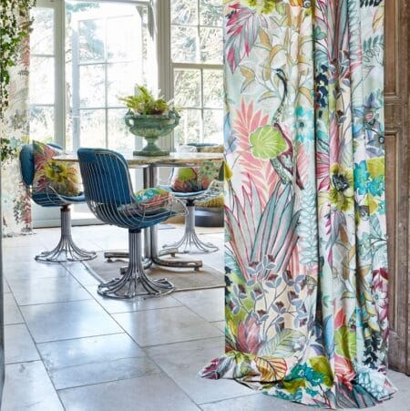 Hidden Paradise Pastel Curtains