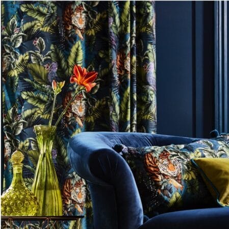 Bengal Tiger Twilight Curtains