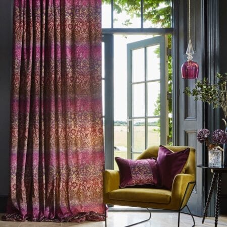 Fable Cassis Curtains