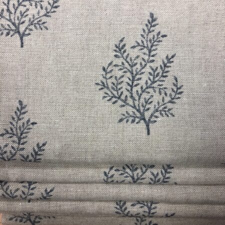 Olivia Mussel Peony & Sage Roman Blind