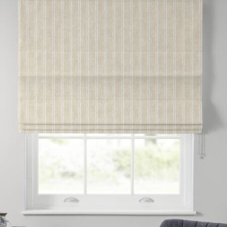 Rowing Stripe Pebble Roman Blind