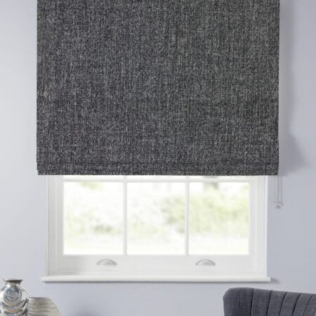 Galaxy Anthracite Roman Blind