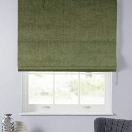 Velour Hunter Roman Blind