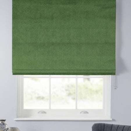 Velour Jade Roman Blind