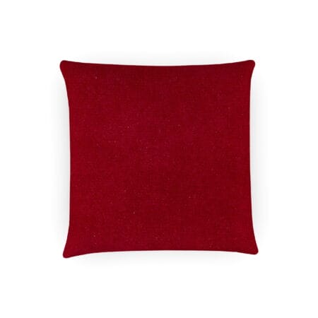 velour claret cushion