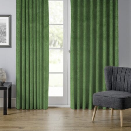 Velour Jade Curtains