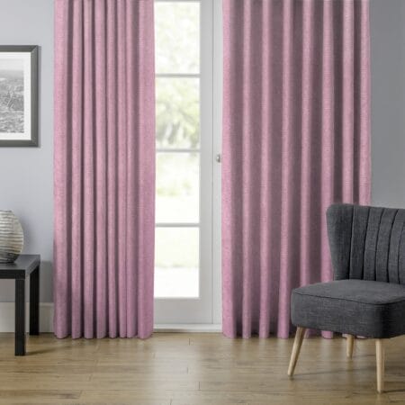 velour orchid curtain