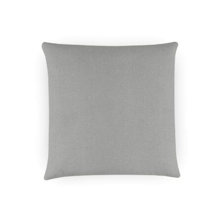 velour silver cushion