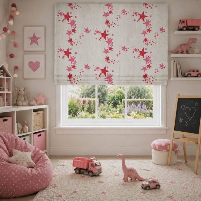 Barneby Gates All Star Candy Roman Blind