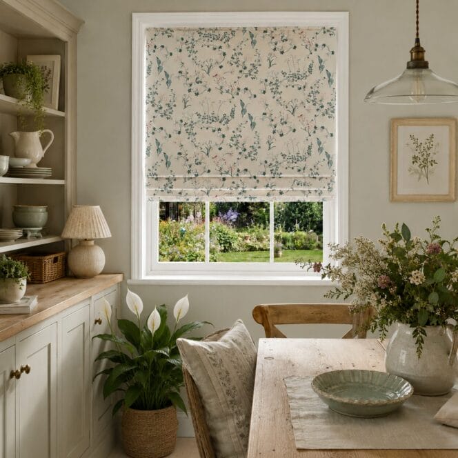 Barneby Gates Botanica Ivory Roman Blind