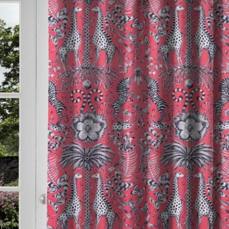 Emma J Shipley Kruger Magenta Curtains