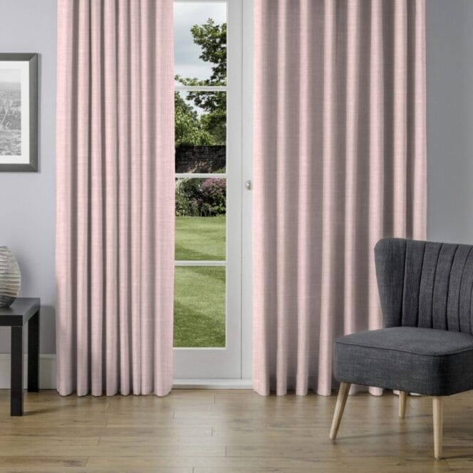 Laura Ashley Easton Blush Curtains