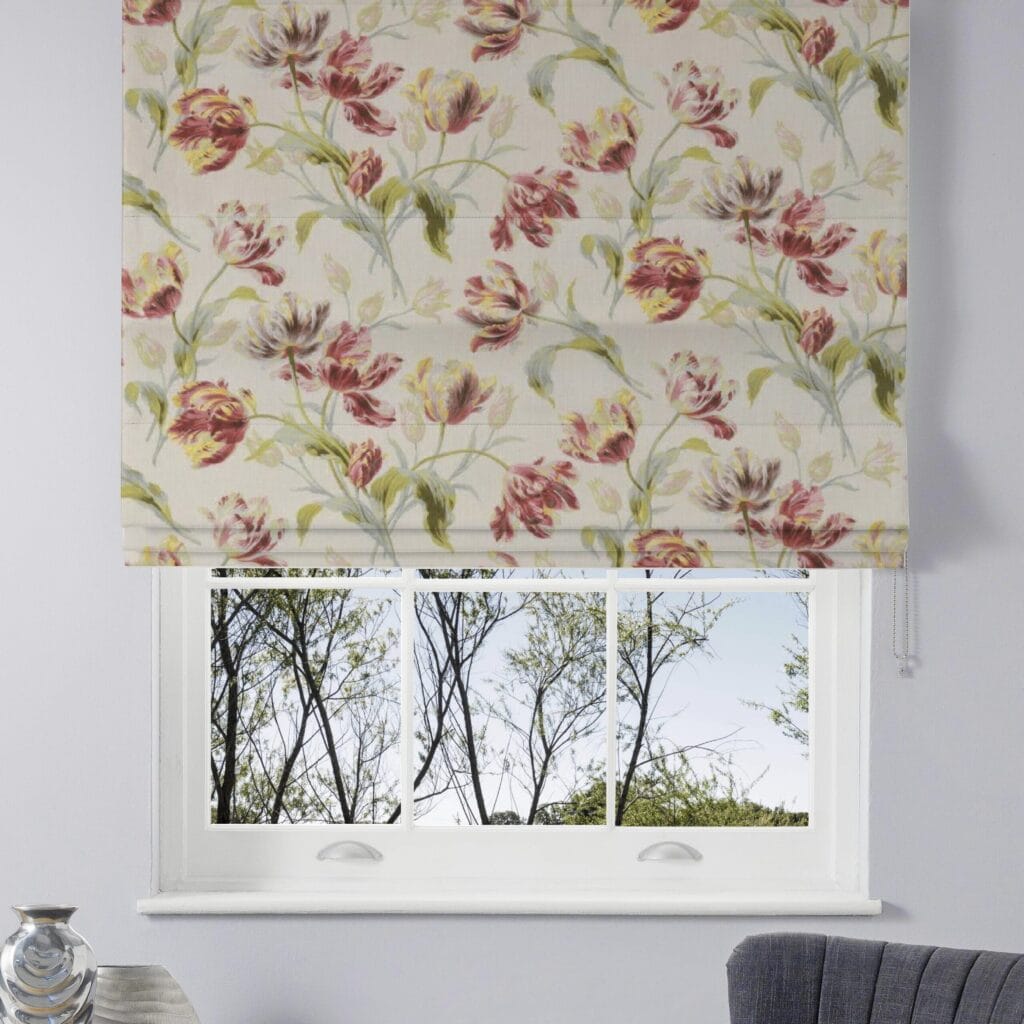Laura Ashley Gosford Cranberry Roman Blind Laura Ashley Gosford Cranberry Roman Blind