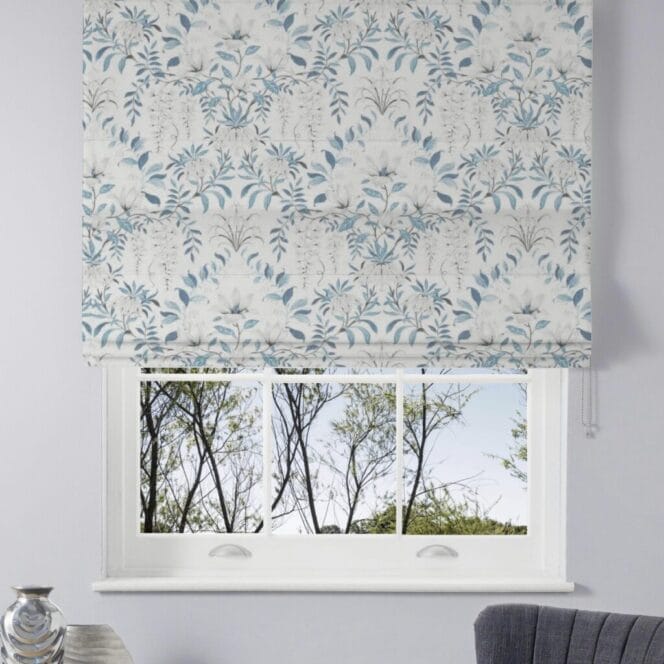 Laura Ashley Parterre Offwhite Seaspray Roman Blind Laura Ashley Parterre Offwhite Seaspray Roman Blind