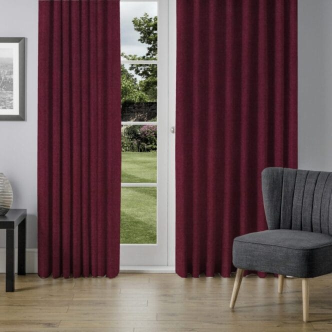 Laura Ashley Swanson dark cranberry Curtains