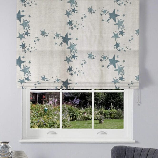 Barneby Gates All Star Gunmetal Roman Blind