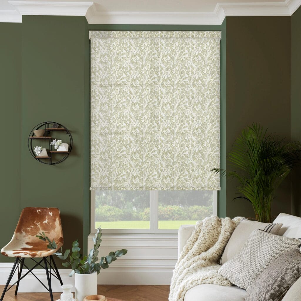 Bay Leaf Pistachio Roller Blind