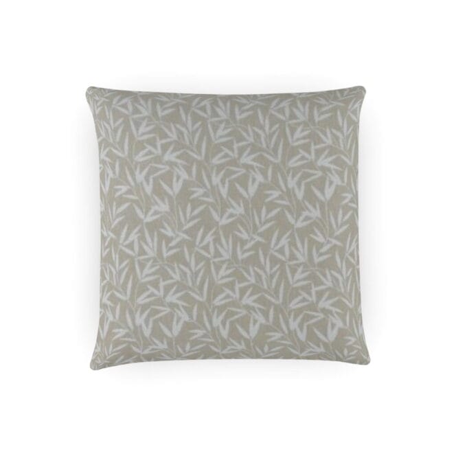 Laura Ashley Willow leaf chenille Natural Cushion
