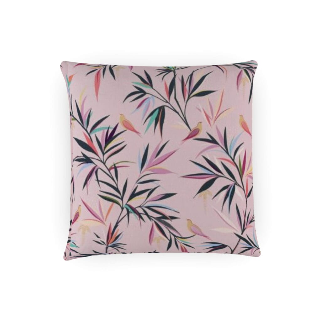 Pink grey outlet cushion