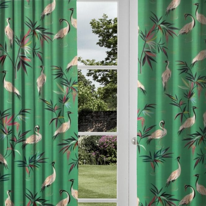 Bagaille VELOURS CURTAIN ☆ GREEN