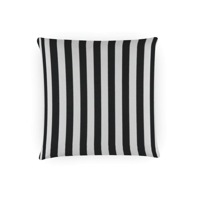 Sara Miller Monochrome Stripe Cushion