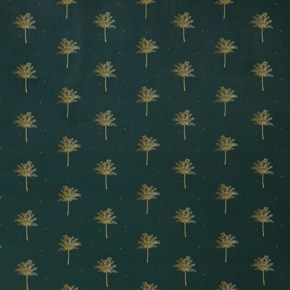 Sara Miller Tropical palm velvet forest green