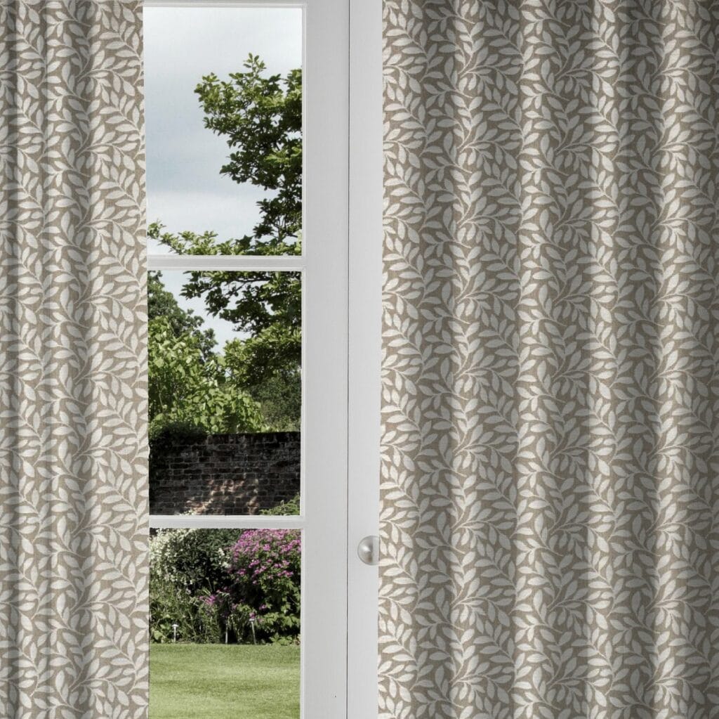 sapling bark curtain