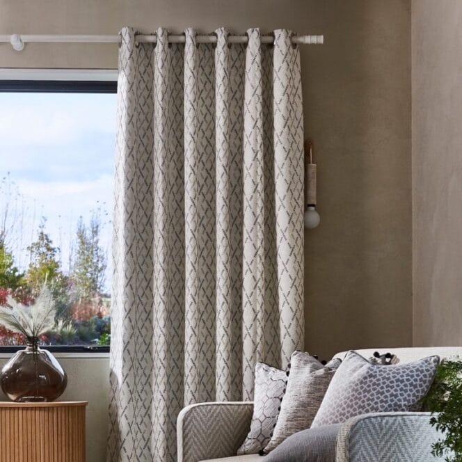 willow almond curtain