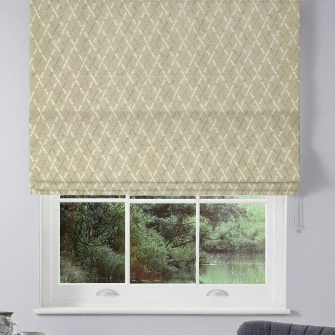 Willow Basil Roman Blind