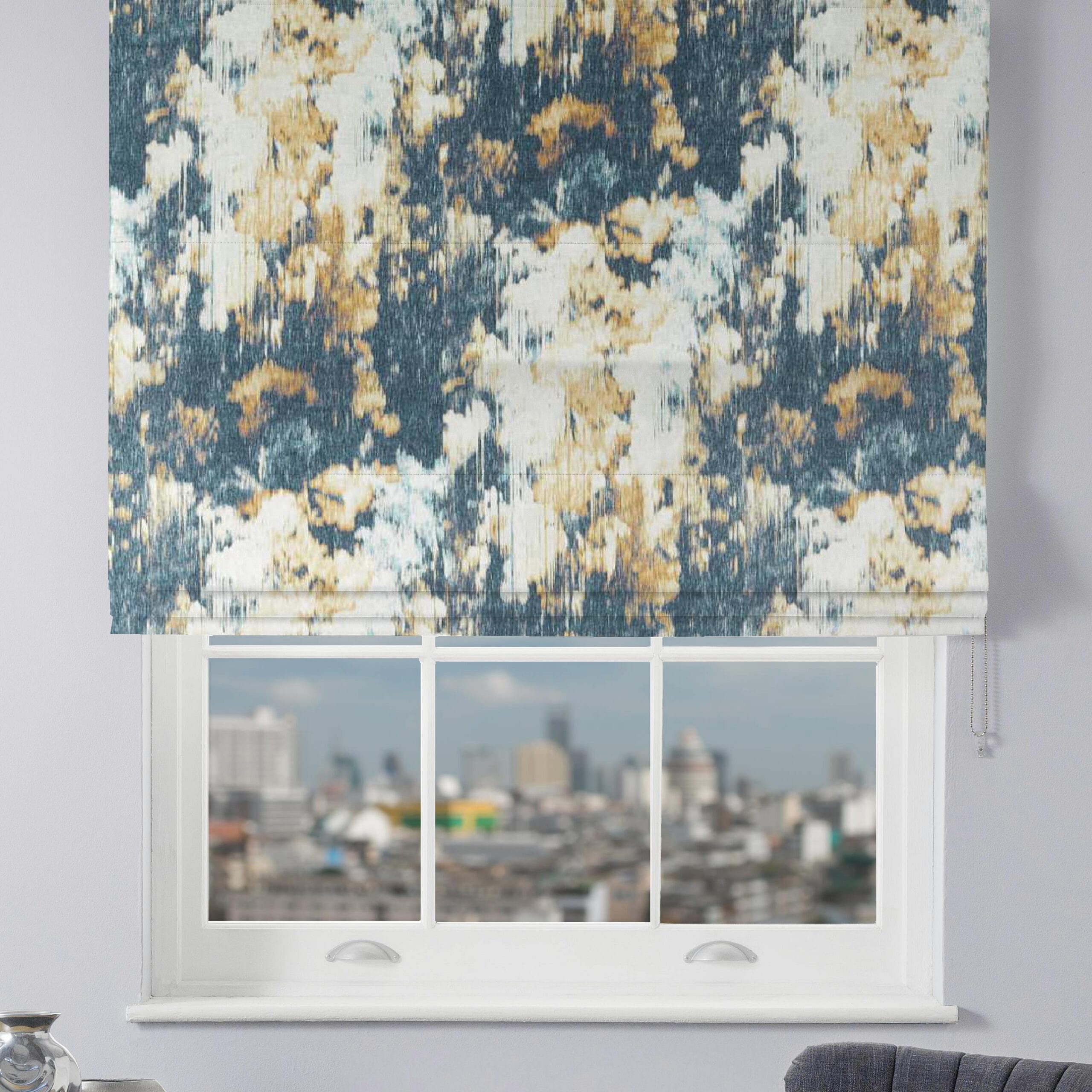 Harlequin Diffuse Ink Copper Roman Blind Harlequin Diffuse Ink Copper Roman Blind