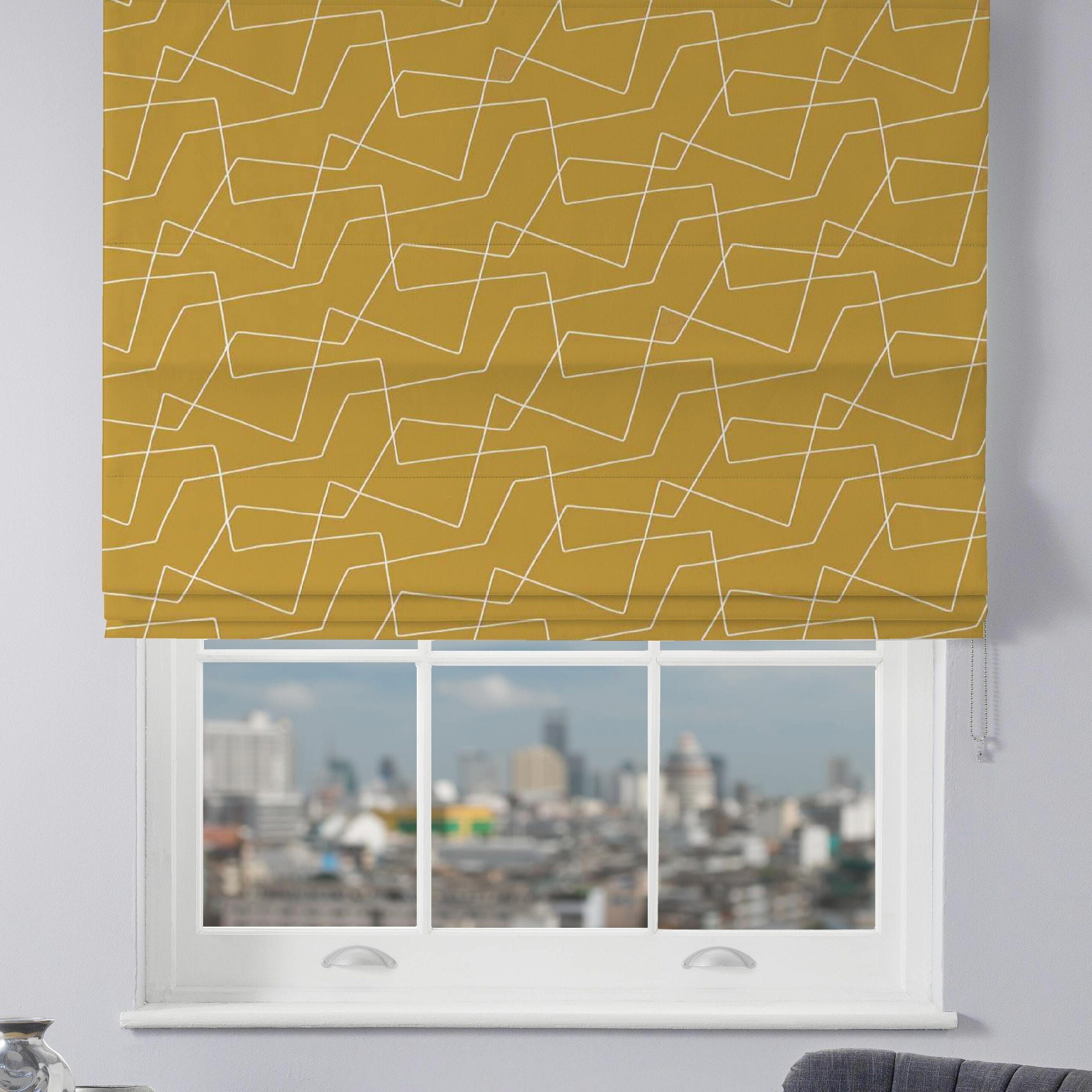 Harlequin Extensity Saffron Pearl Roman Blind Harlequin Extensity Saffron Pearl Roman Blind