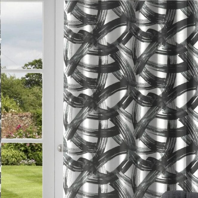 Harlequin Typhonic Graphite Curtain