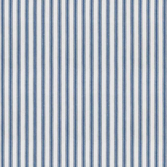Ian Mankin Ticking Stripe Indigo Fabric