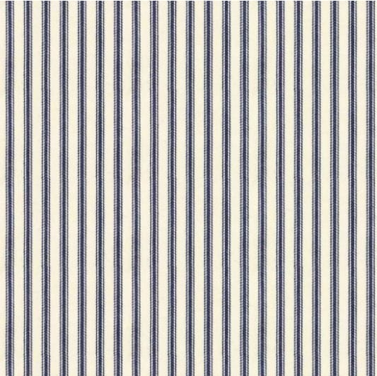 Ian Mankin Ticking Stripe Navy Fabric