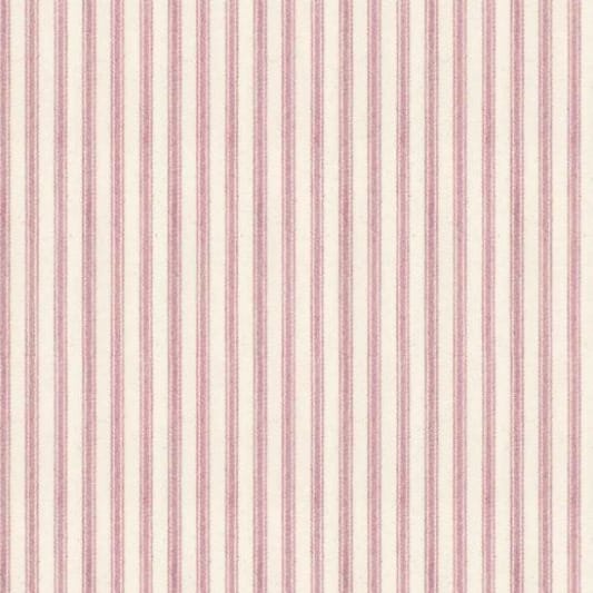 Ian Mankin Ticking Stripe Pink Fabric