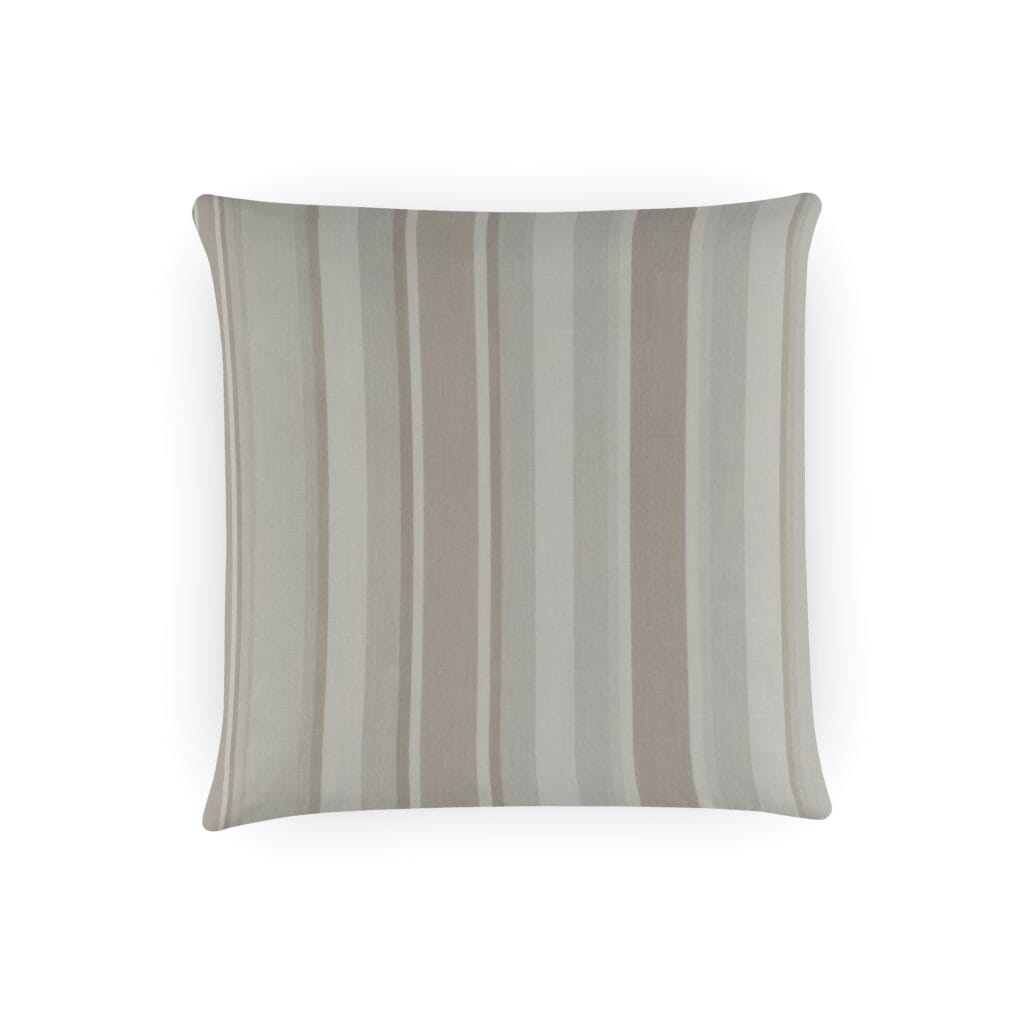 Laura Ashley Awning Stripe Dove Grey Cushion