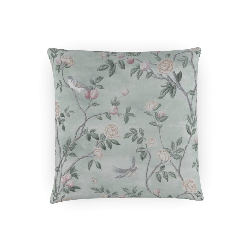 Laura Ashley Eglantine Smoke Green Cushion