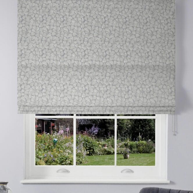 Laura Ashley Maidenhair Woven Almond Roman Blind