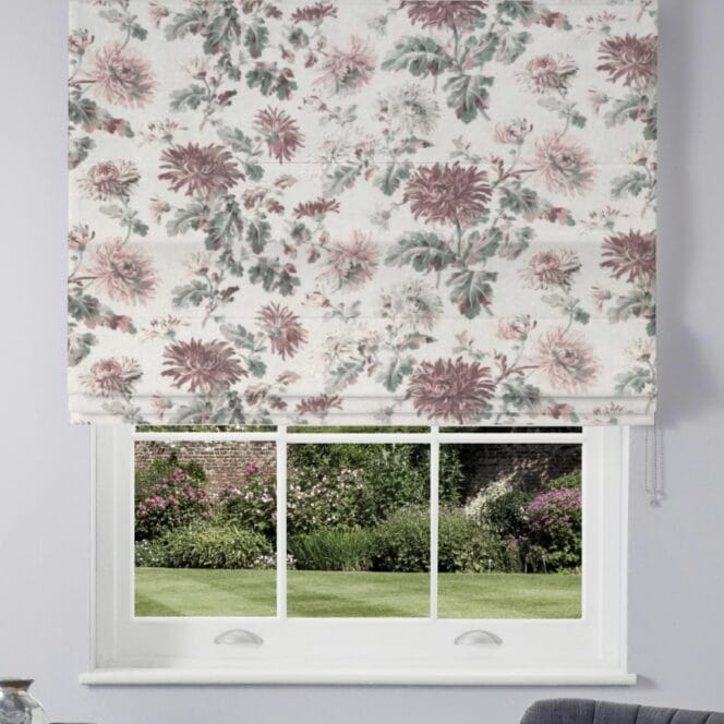 Laura Ashley Maryam Mulberry Roman Blind