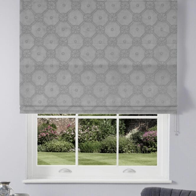 Laura Ashley Wexbord Slate Roman Blind