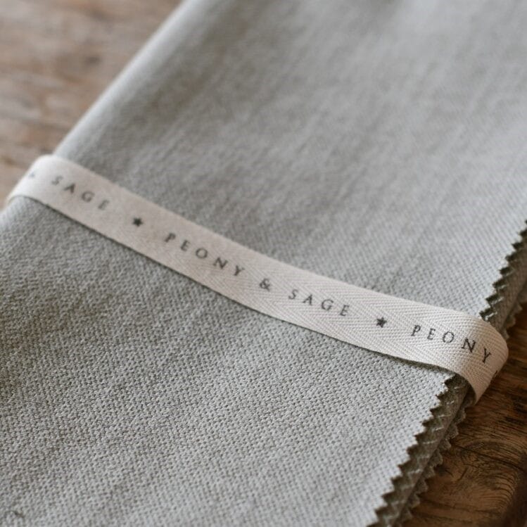Mist Brushed Linen Peony & Sage Roman Blind Mist Brushed Linen Peony & Sage Roman Blind