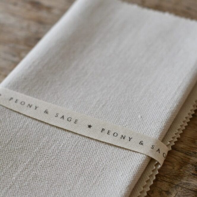 Vanilla Pod Brushed Linen Peony & Sage Roman Blind Vanilla Pod Brushed Linen Peony & Sage Roman Blind