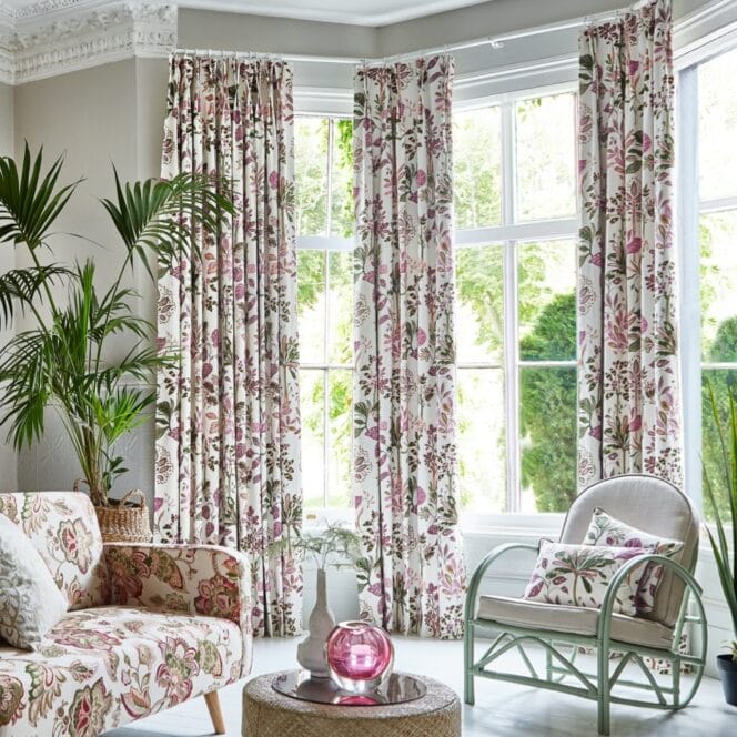 Tree of Life Orchid Curtains